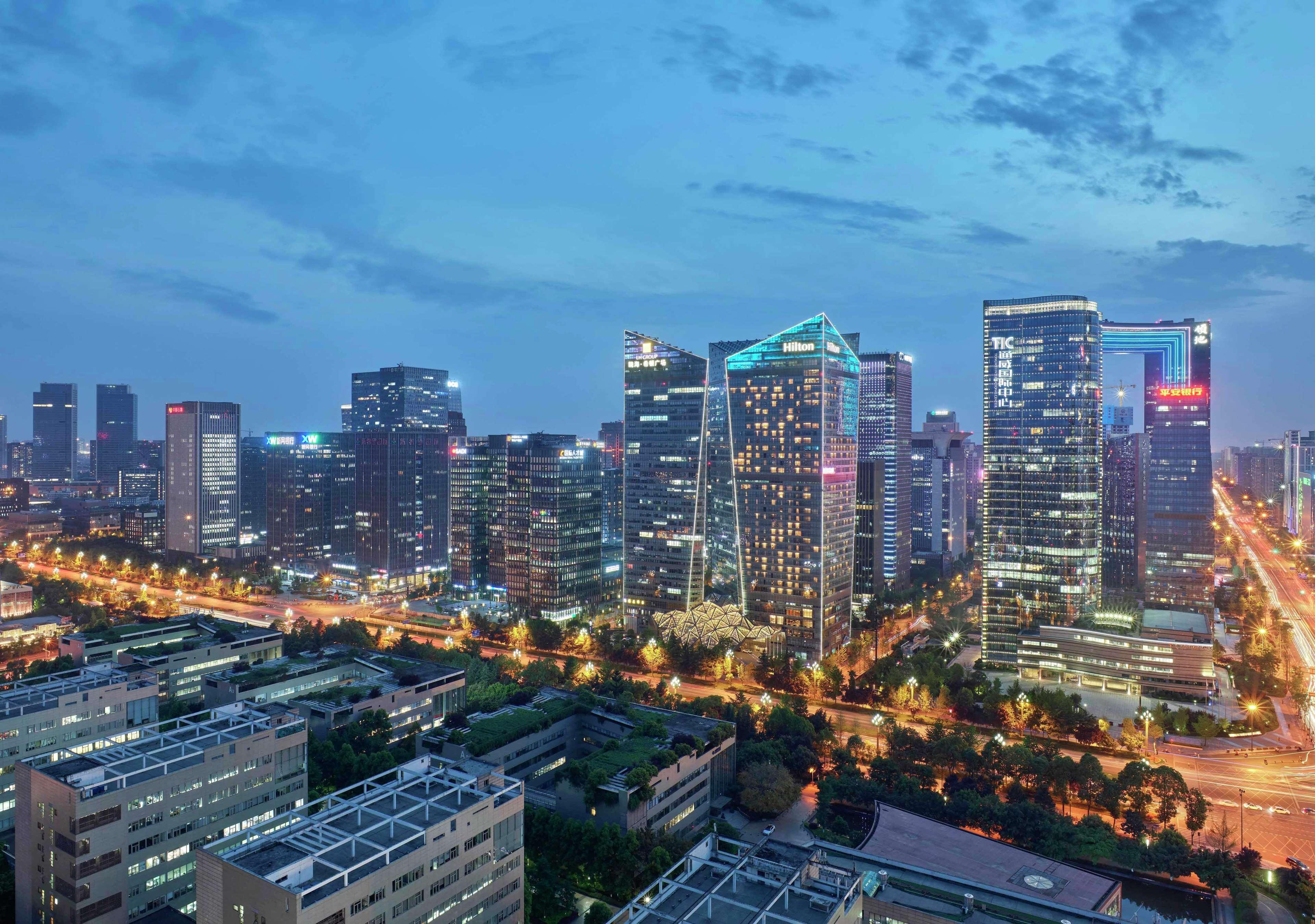 Hotel Hilton Chengdu Exterior foto